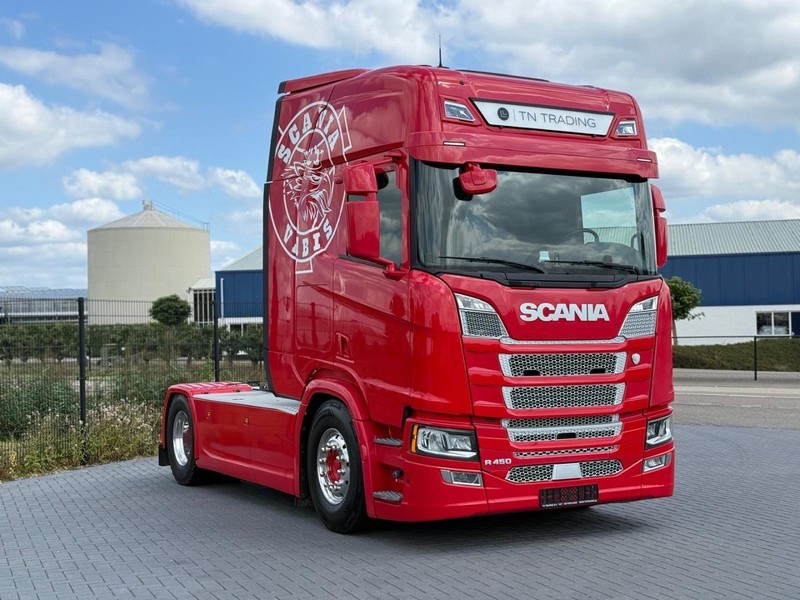 Scania R450 NGS VOLLUCHT, BANDEN VOORAS NIEUW, WEINIG KM, ALCOA, RETARDER. - Xe đầu kéo: hình 1 Scania R450 NGS VOLLUCHT, BANDEN VOORAS NIEUW, WEINIG KM, ALCOA, RETARDER. - Xe đầu kéo: hình 1