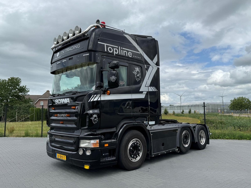 Scania R500 STEERING PUSHER, LEATHER, RETARDER, OPEN EXHAUST. - Xe đầu kéo: hình 2 Scania R500 STEERING PUSHER, LEATHER, RETARDER, OPEN EXHAUST. - Xe đầu kéo: hình 2