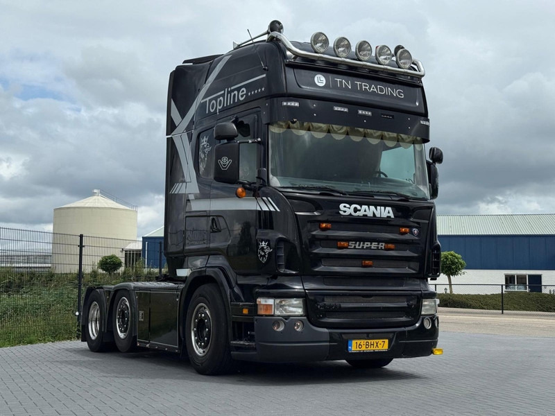 Scania R500 STEERING PUSHER, LEATHER, RETARDER, OPEN EXHAUST. - Xe đầu kéo: hình 1 Scania R500 STEERING PUSHER, LEATHER, RETARDER, OPEN EXHAUST. - Xe đầu kéo: hình 1