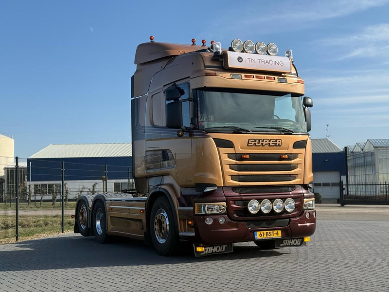 Scania R730 V8 V8, SHOWTRUCK VOLLUCHT, RETARDER,  HYDRAULIEK, BOOGIE, ALU WIELEN, LEER. - Xe đầu kéo: hình 2 Scania R730 V8 V8, SHOWTRUCK VOLLUCHT, RETARDER,  HYDRAULIEK, BOOGIE, ALU WIELEN, LEER. - Xe đầu kéo: hình 2