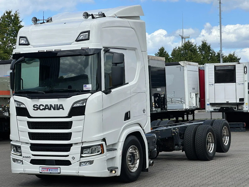 Scania R660 V8 6x4 Chassis with Lift-Axle / Retarder / 445 Tkm / Wb 4.75 / Full Air! - Xe tải khung gầm: hình 1 Scania R660 V8 6x4 Chassis with Lift-Axle / Retarder / 445 Tkm / Wb 4.75 / Full Air! - Xe tải khung gầm: hình 1
