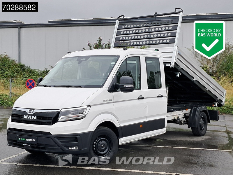 MAN TGE 3.180 Neu! Dreiseitenkipper Automatik 2025 Facelift 180PS AHK LED Klima Tempomat Navi ACC Euro6 Kieper 3m3 A/C Towbar - Xe ben nhỏ: hình 1 MAN TGE 3.180 Neu! Dreiseitenkipper Automatik 2025 Facelift 180PS AHK LED Klima Tempomat Navi ACC Euro6 Kieper 3m3 A/C Towbar - Xe ben nhỏ: hình 1