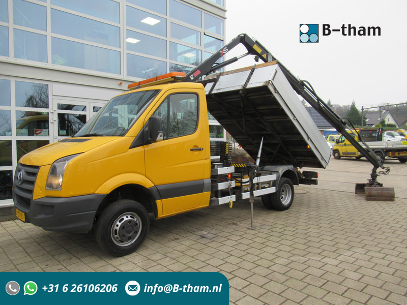 Volkswagen Crafter 50 2.5TDI 80KW HIAB 033 B-2 + Kipper Tipper - Xe ben, Xe cẩu tự hành: hình 1 Volkswagen Crafter 50 2.5TDI 80KW HIAB 033 B-2 + Kipper Tipper - Xe ben, Xe cẩu tự hành: hình 1