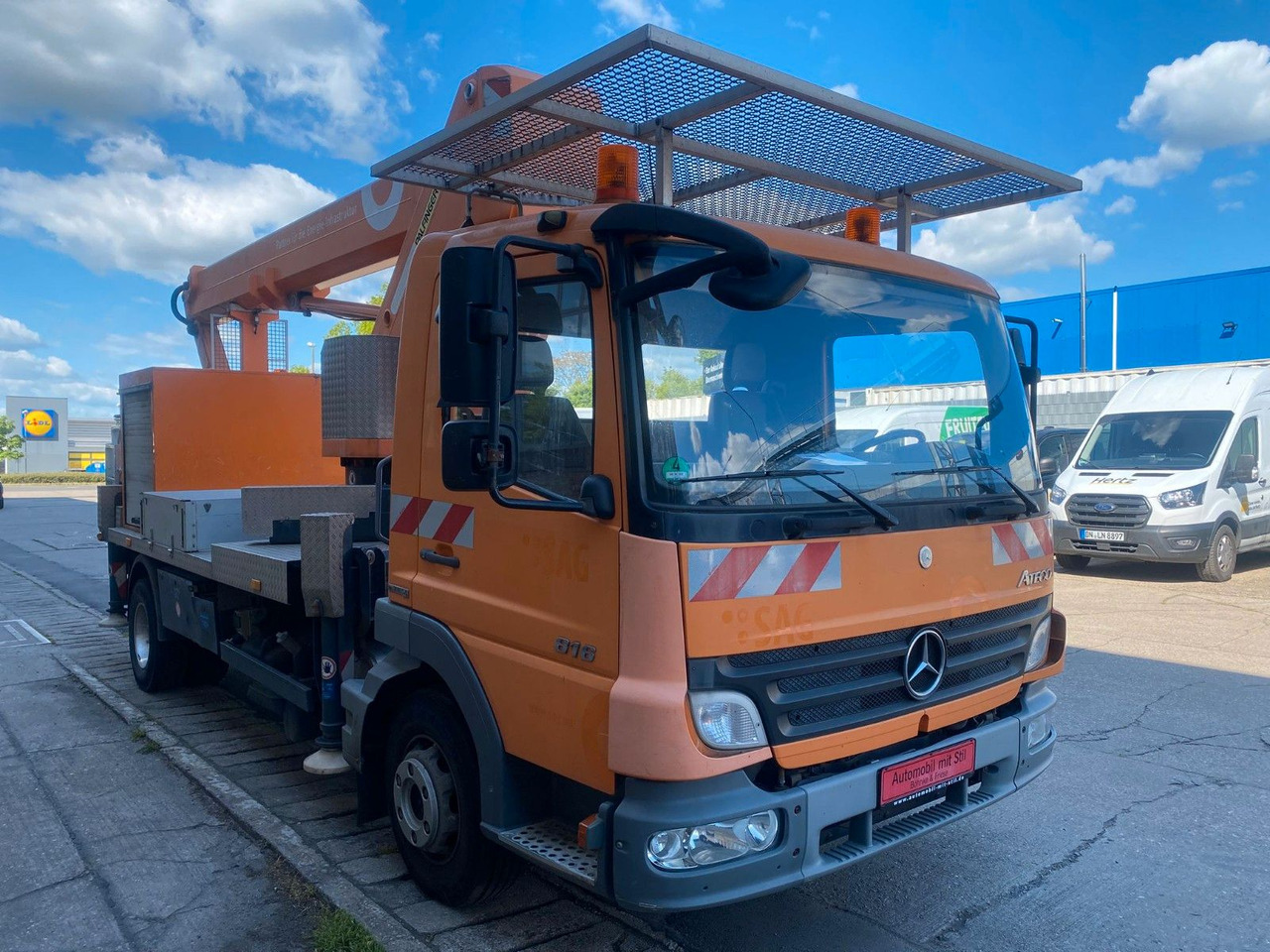 Mercedes-Benz ATEGO WUMAG ELEVANT WT230 23m TÜV - Nền bục trên không gắn trên xe tải: hình 2 Mercedes-Benz ATEGO WUMAG ELEVANT WT230 23m TÜV - Nền bục trên không gắn trên xe tải: hình 2