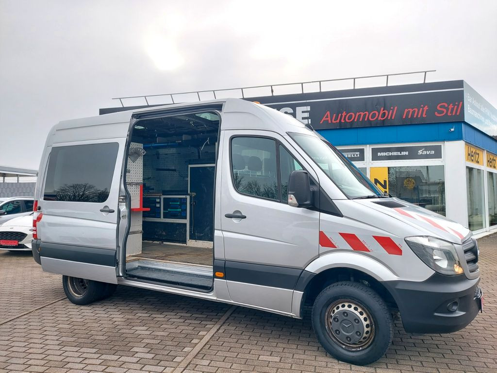 Mercedes-Benz Sprinter II Kasten 513 hoch lang Klima Regale - Xe van chở hàng: hình 1 Mercedes-Benz Sprinter II Kasten 513 hoch lang Klima Regale - Xe van chở hàng: hình 1