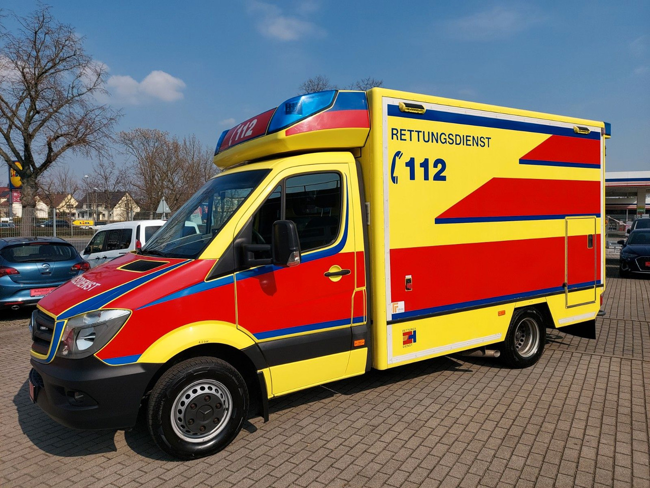 Xe cứu thương mới Mercedes-Benz Sprinter II Pritsche 516 Autom. RTW Ambulance: hình 8