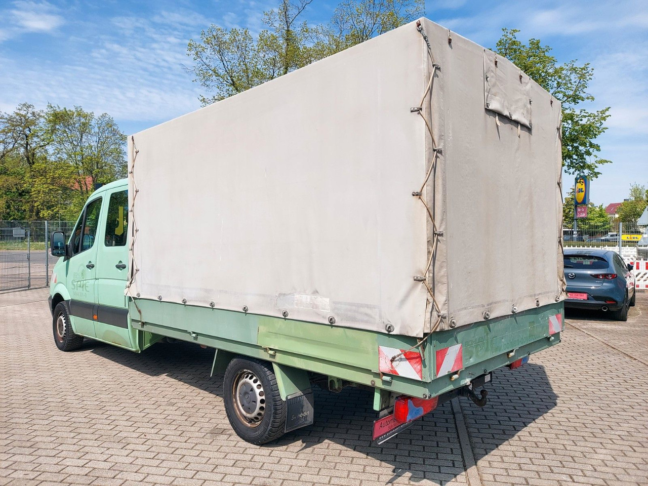 Mercedes-Benz Sprinter II Pritsche/DoKa 313 CDI KLIMA 7 SITZE - Xe van thùng mui bạt, Xe tải van: hình 4 Mercedes-Benz Sprinter II Pritsche/DoKa 313 CDI KLIMA 7 SITZE - Xe van thùng mui bạt, Xe tải van: hình 4