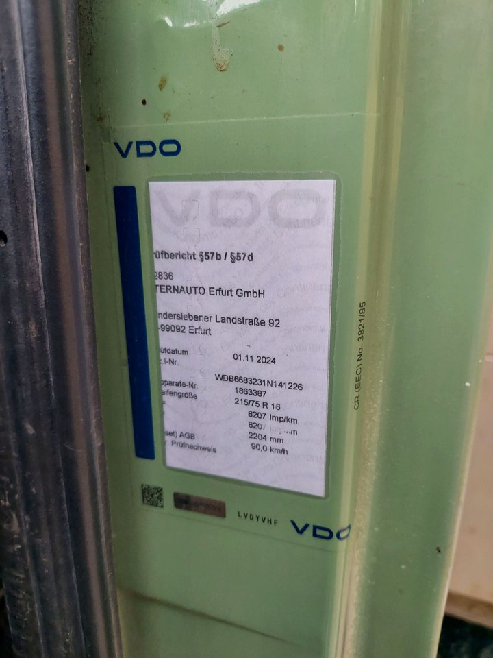 Xe tải nhỏ phẳng Mercedes-Benz Vario 613D Pritsche lang  extralang: hình 17