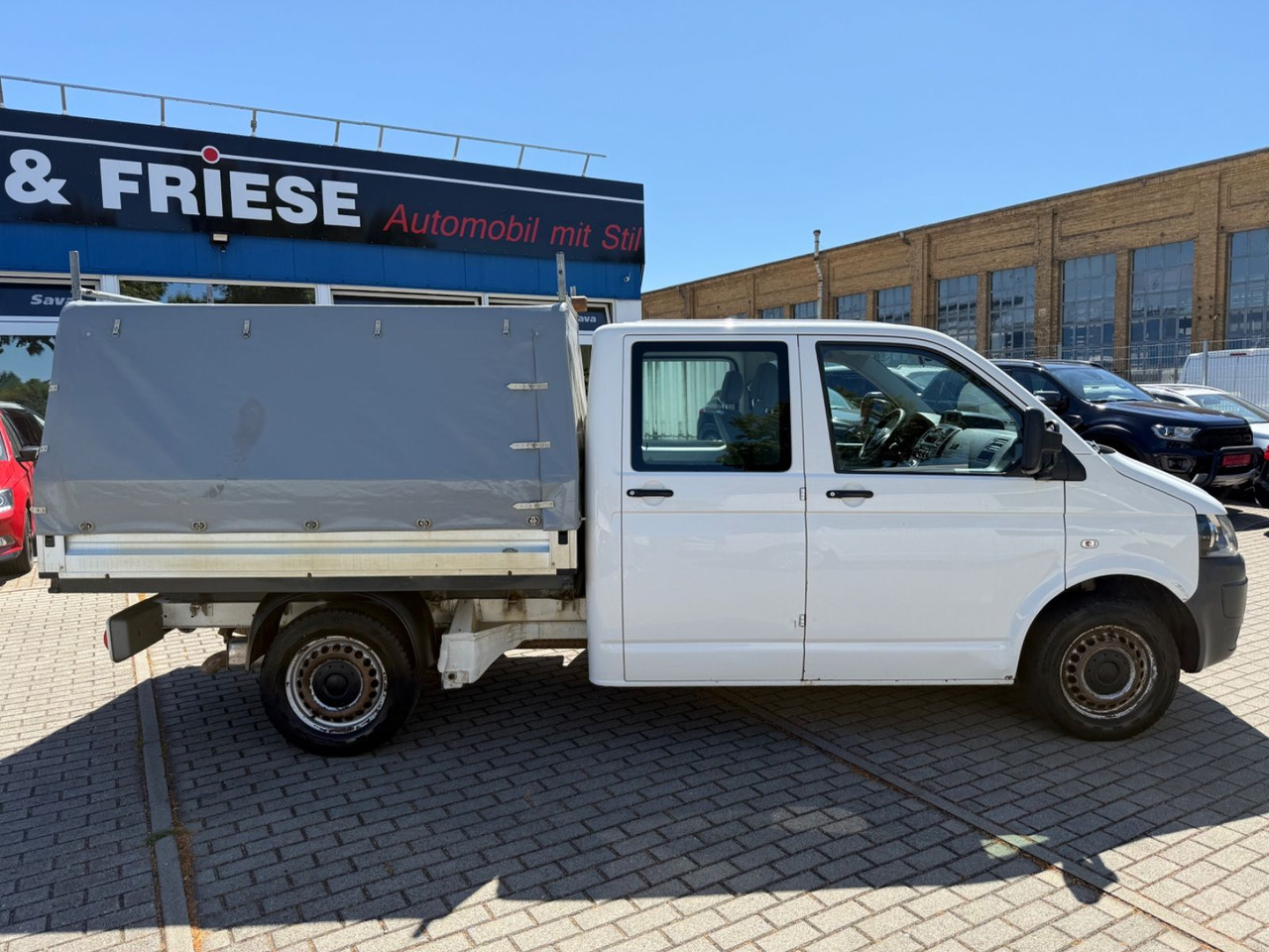 Volkswagen T5 Transporter Pritsche DoKA 4Motion 4x4 Klima - Xe van thùng mui bạt, Xe tải van: hình 2 Volkswagen T5 Transporter Pritsche DoKA 4Motion 4x4 Klima - Xe van thùng mui bạt, Xe tải van: hình 2