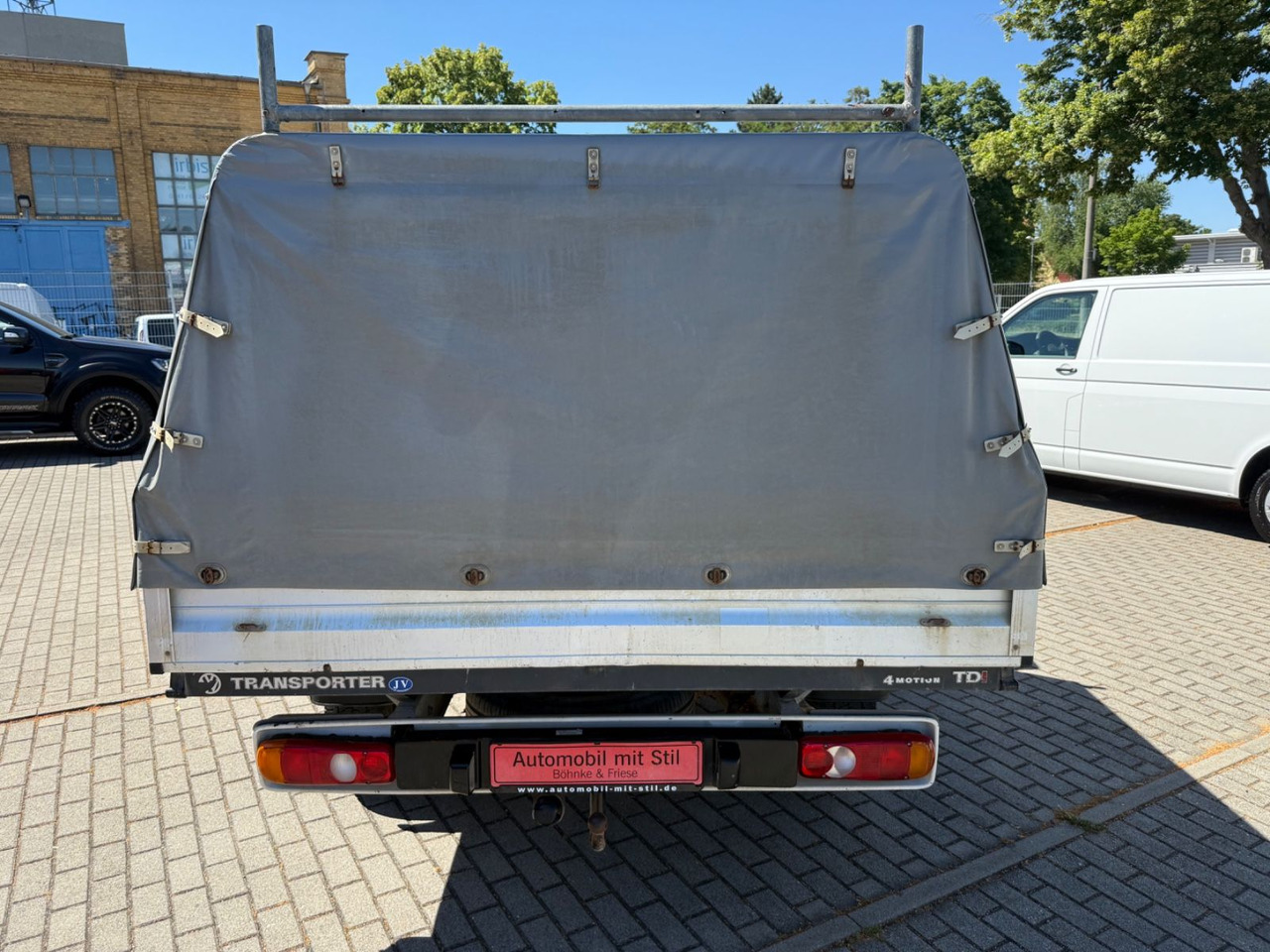Volkswagen T5 Transporter Pritsche DoKA 4Motion 4x4 Klima - Xe van thùng mui bạt, Xe tải van: hình 4 Volkswagen T5 Transporter Pritsche DoKA 4Motion 4x4 Klima - Xe van thùng mui bạt, Xe tải van: hình 4