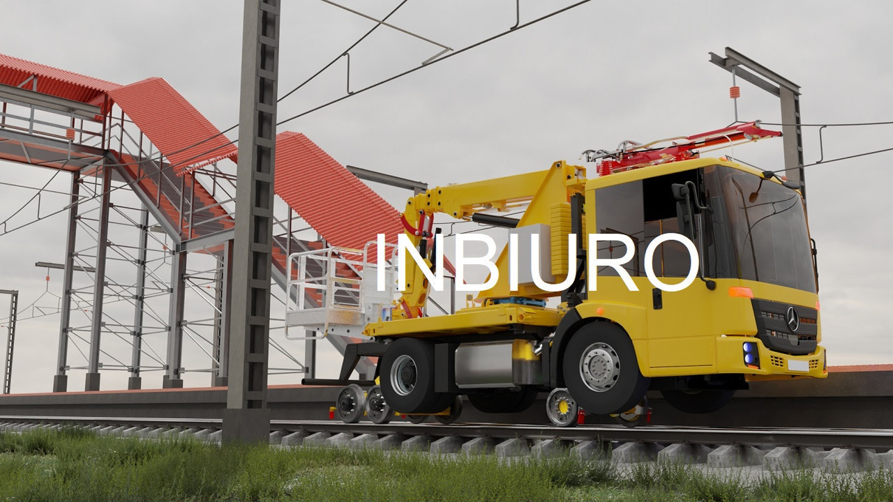 Inbiuro Mercedes RRV MEWP - Nền bục trên không gắn trên xe tải: hình 1 Inbiuro Mercedes RRV MEWP - Nền bục trên không gắn trên xe tải: hình 1