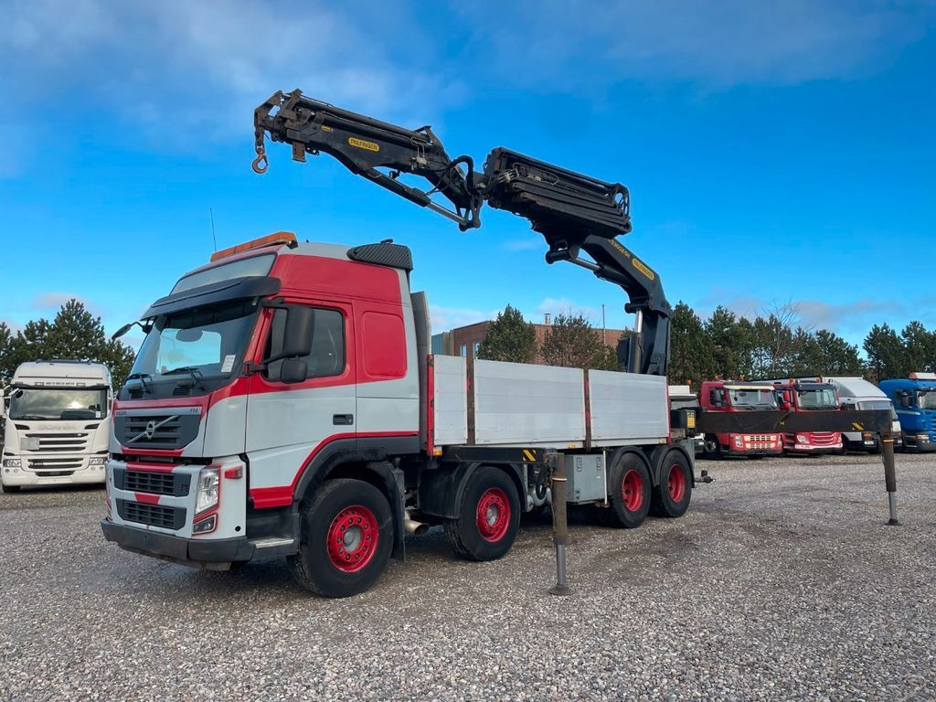 Volvo FM 420 8x4 / Crane Palfinger PK53002 SH+ Fly jib - Xe tải thùng lửng/ Phẳng, Xe cẩu tự hành: hình 1 Volvo FM 420 8x4 / Crane Palfinger PK53002 SH+ Fly jib - Xe tải thùng lửng/ Phẳng, Xe cẩu tự hành: hình 1