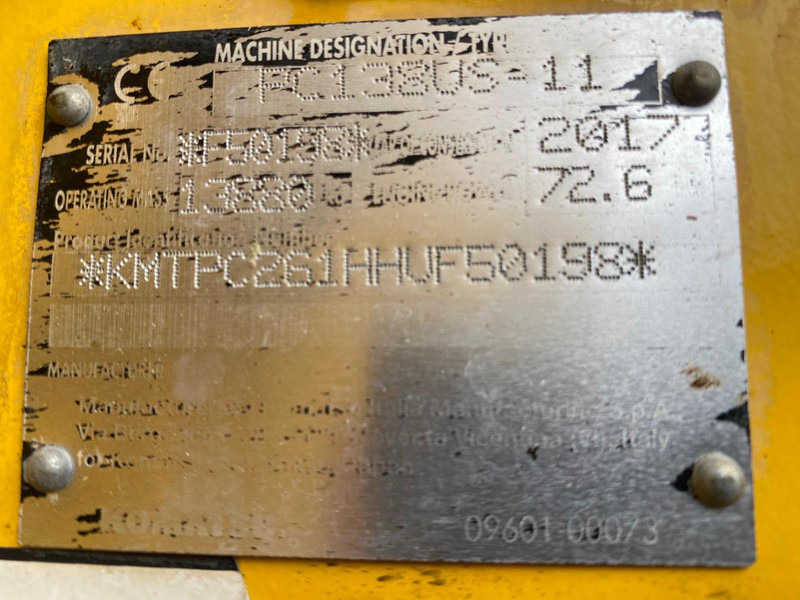 Máy xúc bánh xích Komatsu PC138US-11 NVT: hình 19