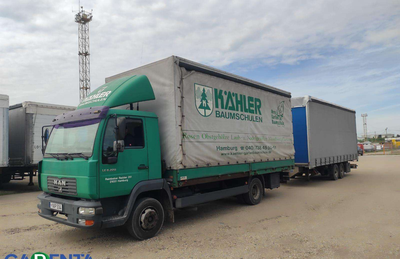MAN LE8.220 - Xe tải thùng mui bạt: hình 1 MAN LE8.220 - Xe tải thùng mui bạt: hình 1