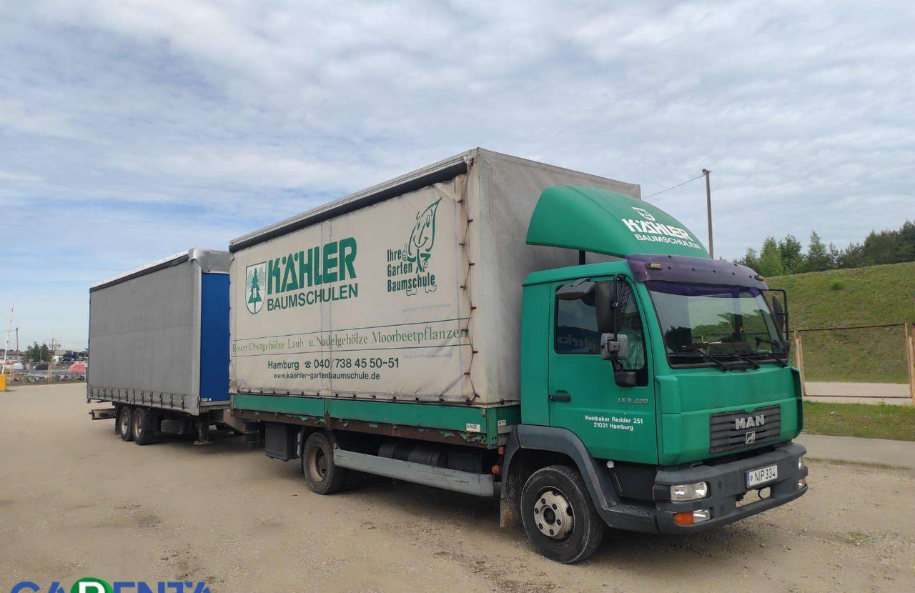 MAN LE8.220 - Xe tải thùng mui bạt: hình 2 MAN LE8.220 - Xe tải thùng mui bạt: hình 2