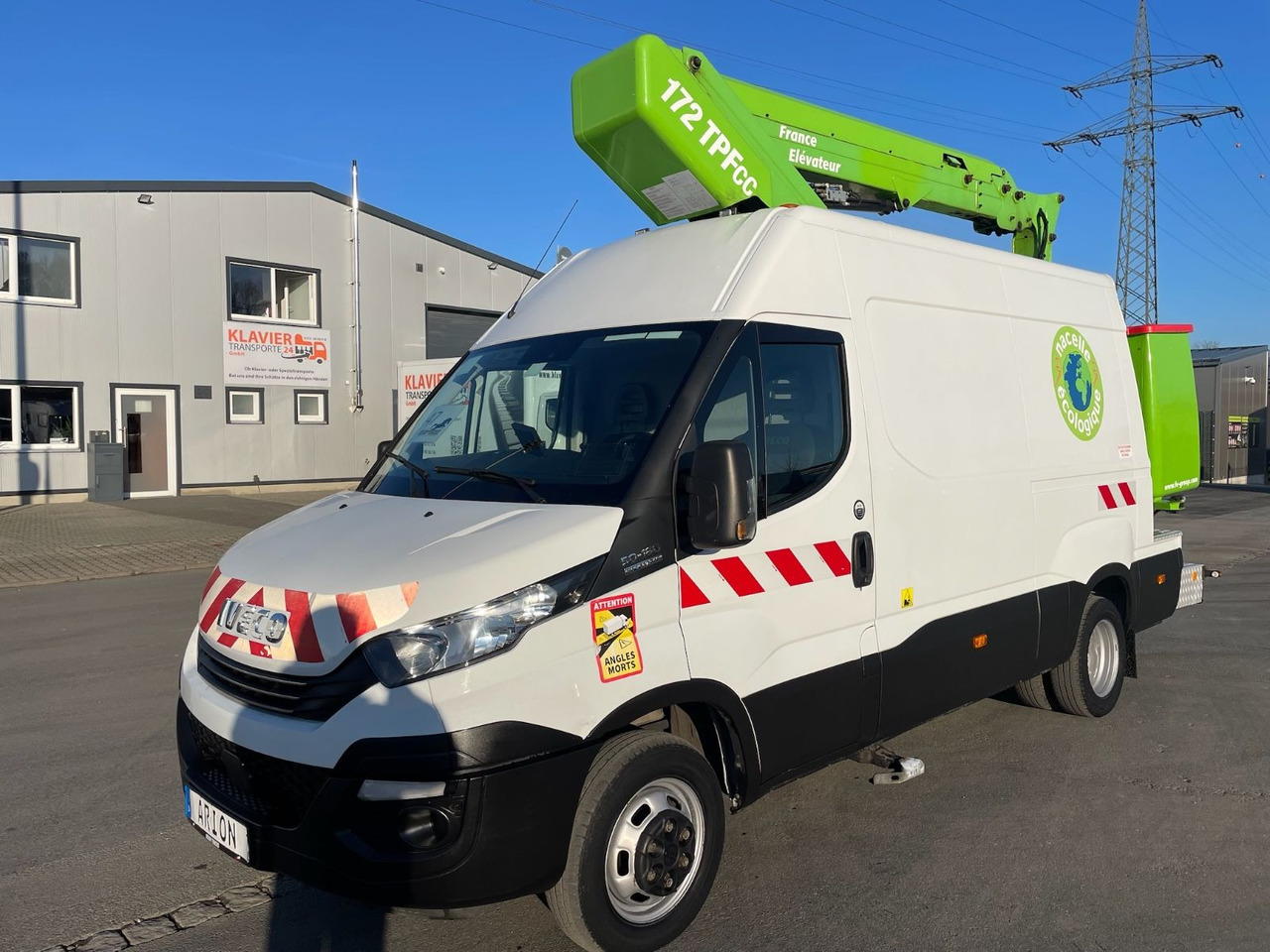 Iveco Daily 50C18 Hubsteiger/FRANCE-ELEVATEUR/17m/968h - Nền bục trên không gắn trên xe tải: hình 3 Iveco Daily 50C18 Hubsteiger/FRANCE-ELEVATEUR/17m/968h - Nền bục trên không gắn trên xe tải: hình 3