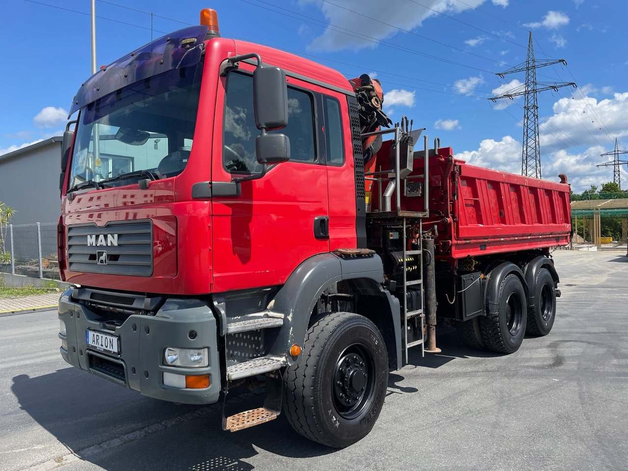 MAN TGA 26.360 6x6H Dreiseitenkipper/Kran/PALFINGER - Xe ben, Xe cẩu tự hành: hình 3 MAN TGA 26.360 6x6H Dreiseitenkipper/Kran/PALFINGER - Xe ben, Xe cẩu tự hành: hình 3