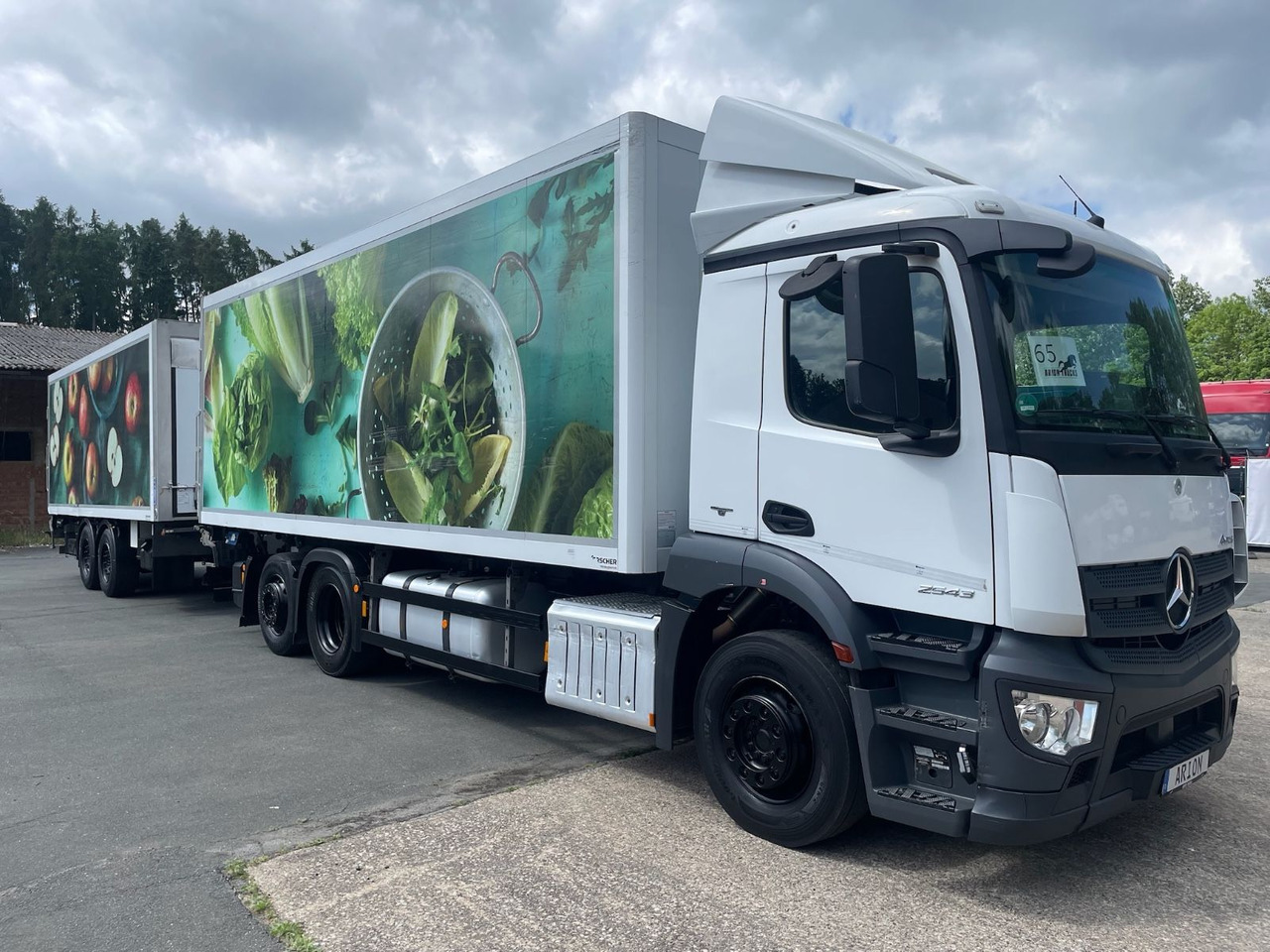 Mercedes-Benz Antos 2543 6x2 Kühlkoffer/CARRIER/KERSCHER/NLA - Xe tải đông lạnh: hình 1 Mercedes-Benz Antos 2543 6x2 Kühlkoffer/CARRIER/KERSCHER/NLA - Xe tải đông lạnh: hình 1