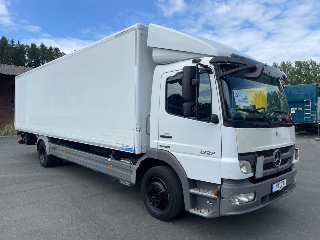 Mercedes-Benz Atego 2 1222 4x2 Koffer/LBW/DAUTEL/8,25m/AC/EU5 - Xe tải hộp: hình 1 Mercedes-Benz Atego 2 1222 4x2 Koffer/LBW/DAUTEL/8,25m/AC/EU5 - Xe tải hộp: hình 1