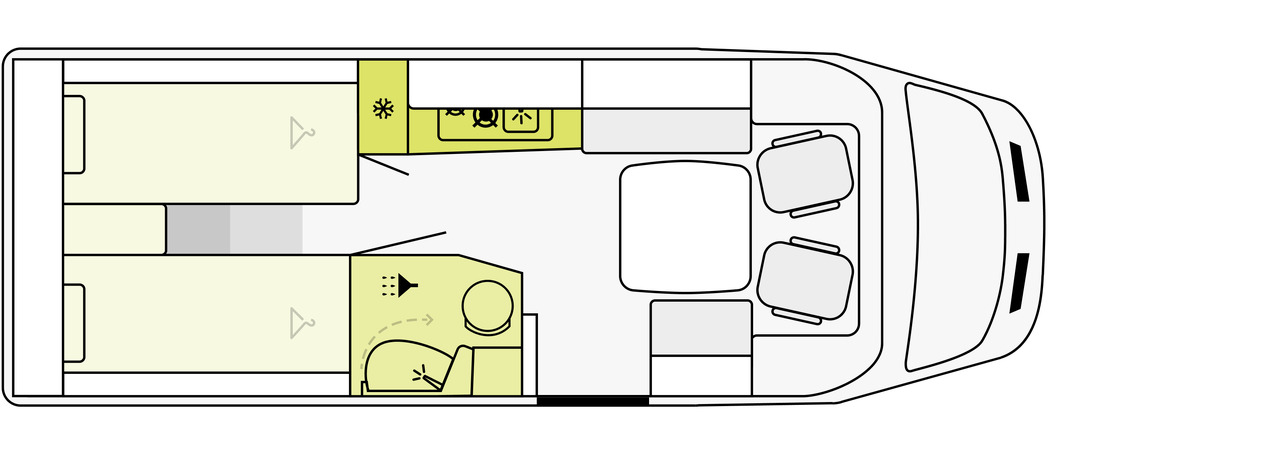 ETRUSCO Etrusco V 6.8 SCF - Xe cắm trại: hình 5 ETRUSCO Etrusco V 6.8 SCF - Xe cắm trại: hình 5