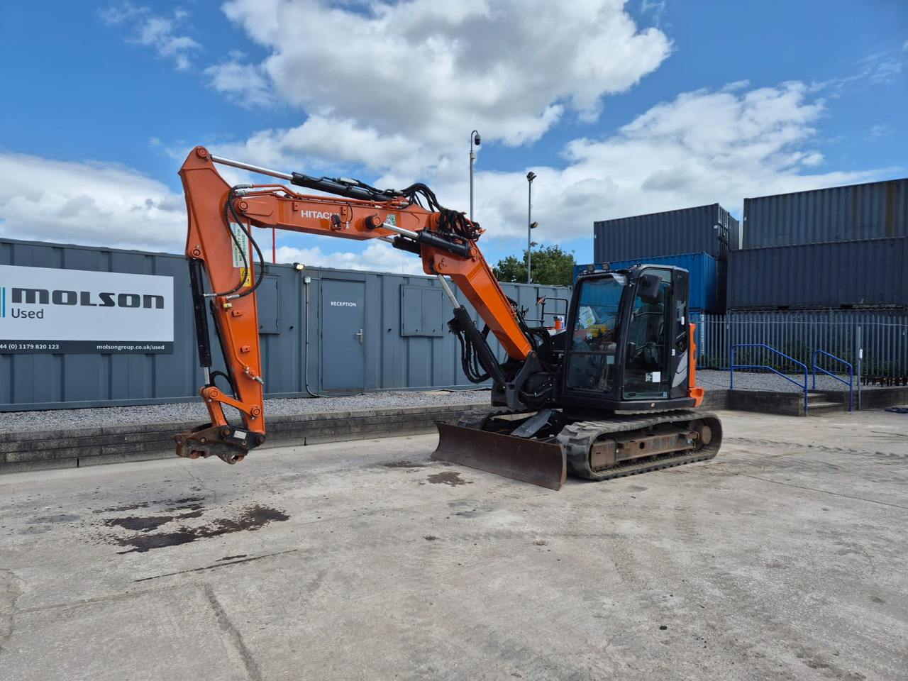 Hitachi ZX85USBR-6 2PB - Máy xúc mini: hình 1 Hitachi ZX85USBR-6 2PB - Máy xúc mini: hình 1