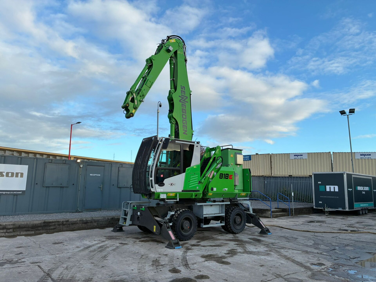 Sennebogen 818E Electric - Máy cạp rác/ Công nghiệp: hình 1 Sennebogen 818E Electric - Máy cạp rác/ Công nghiệp: hình 1