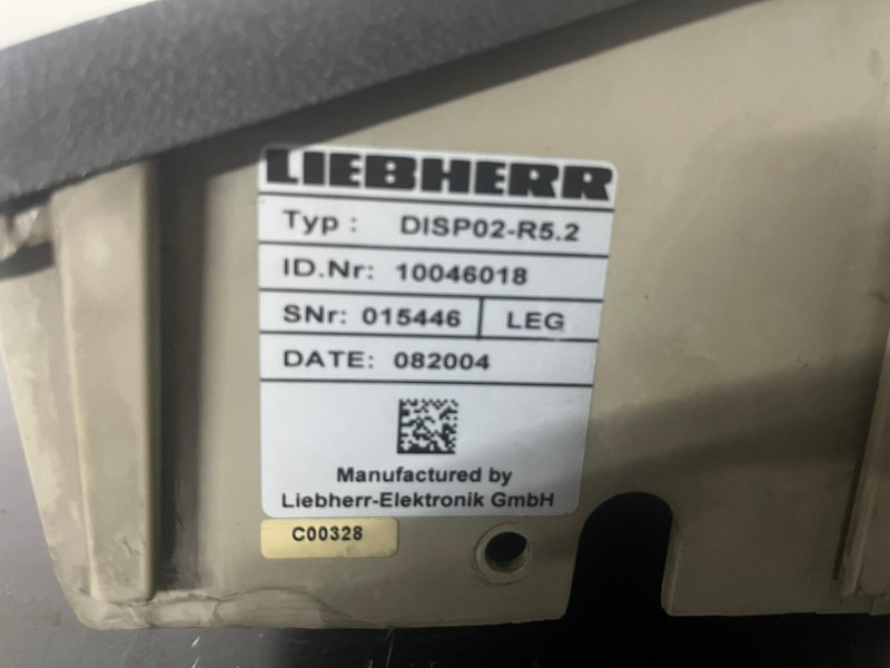 Liebherr DISP02-R5.2 - Bảng điều khiển: hình 2 Liebherr DISP02-R5.2 - Bảng điều khiển: hình 2