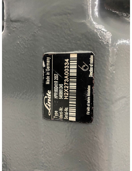 Linde HPR160D-01R 2557 - Bơm thủy lực: hình 5 Linde HPR160D-01R 2557 - Bơm thủy lực: hình 5