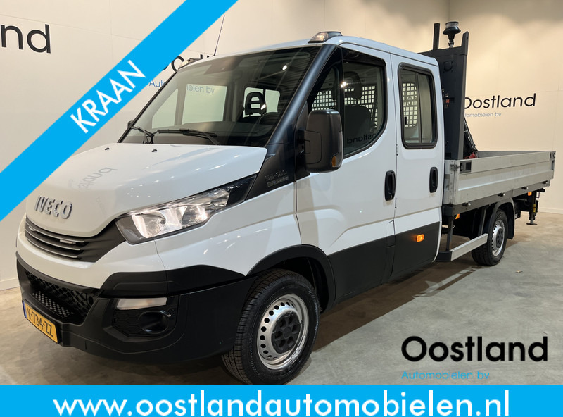 Iveco Daily 35S18D 3.0 375 Automaat Open Laadbak / Hiab Kraan / Euro 6 / Trekhaak 3500 KG / Airco / Camera / Navigatie / 3-Zits / 67.000 KM !! - Xe tải nhỏ phẳng: hình 1 Iveco Daily 35S18D 3.0 375 Automaat Open Laadbak / Hiab Kraan / Euro 6 / Trekhaak 3500 KG / Airco / Camera / Navigatie / 3-Zits / 67.000 KM !! - Xe tải nhỏ phẳng: hình 1