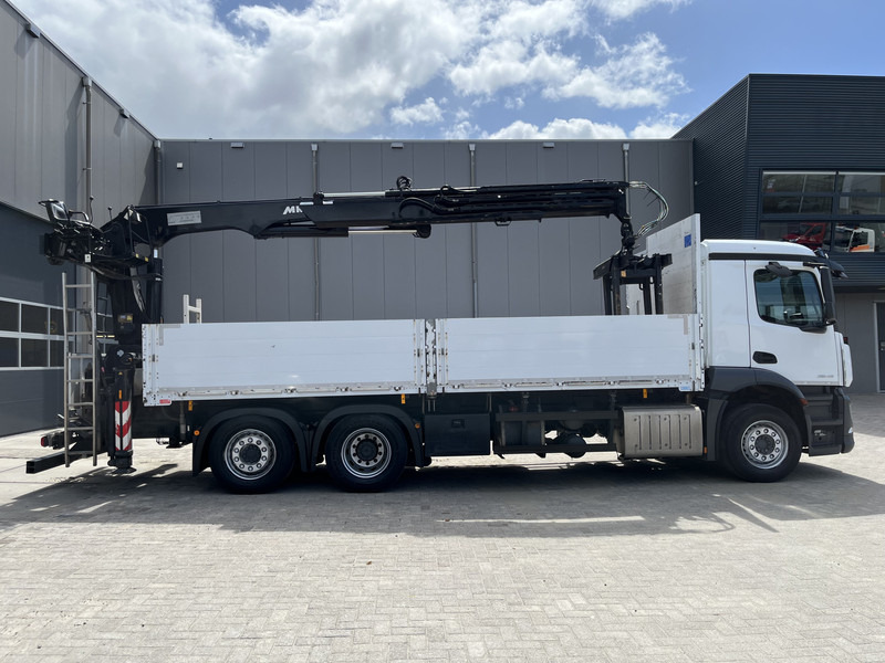 Xe tải thùng lửng/ Phẳng, Xe cẩu tự hành Mercedes-Benz ANTOS 2546 6X2 Bouwstoffenauto / Open laadbak vv KRAAN MKG HLK 221-3 met Palletklem: hình 8