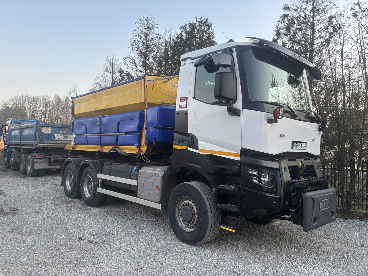 RENAULT K380 6x6 K380 6x6 SCHMIDT STRATOS III GRITTER/SPREADER PLOUGH - Xe dọn tuyết: hình 1 RENAULT K380 6x6 K380 6x6 SCHMIDT STRATOS III GRITTER/SPREADER PLOUGH - Xe dọn tuyết: hình 1