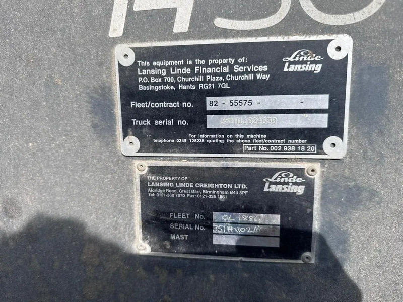 Linde H30D - Xe nâng diesel: hình 2 Linde H30D - Xe nâng diesel: hình 2