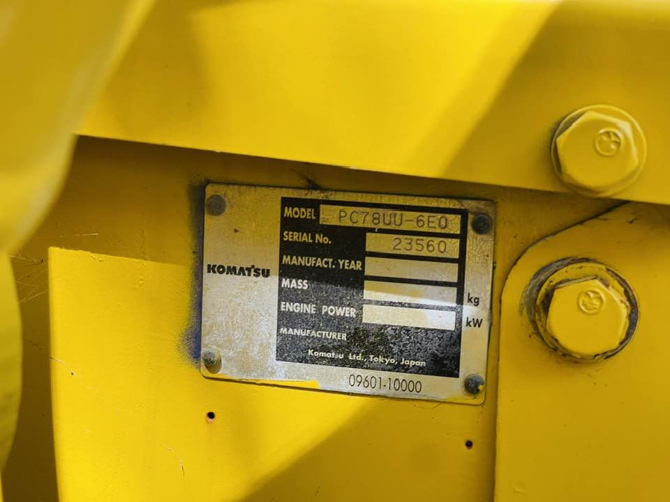 Cho thuê Komatsu PC78US-11 Komatsu PC78US-11: hình 8