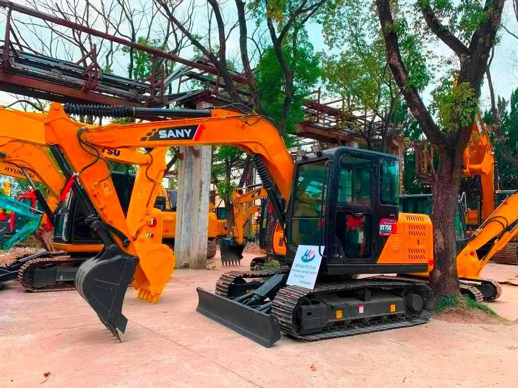 Sany SY 75 C - Máy xúc bánh xích: hình 2 Sany SY 75 C - Máy xúc bánh xích: hình 2