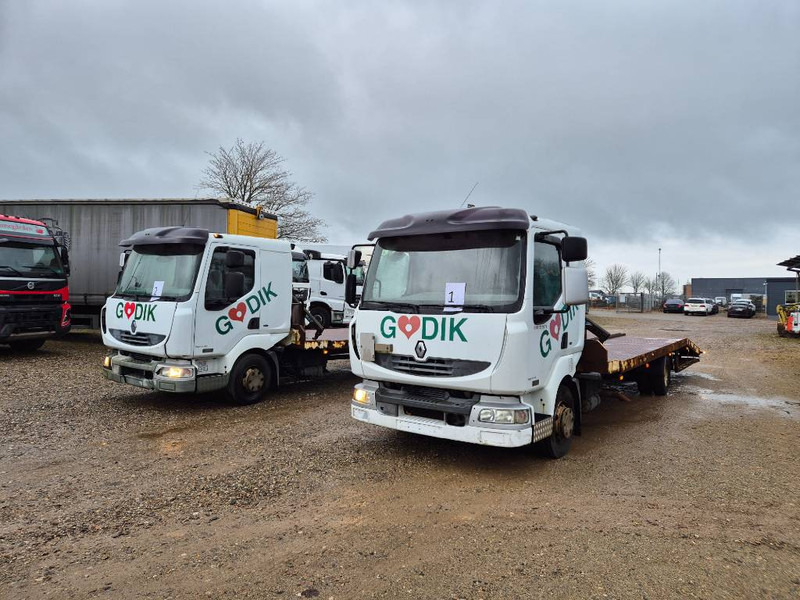 Renault 220 Machine/auto Transport and crane(2 stk) - Xe tải chuyên chở tự động: hình 1 Renault 220 Machine/auto Transport and crane(2 stk) - Xe tải chuyên chở tự động: hình 1