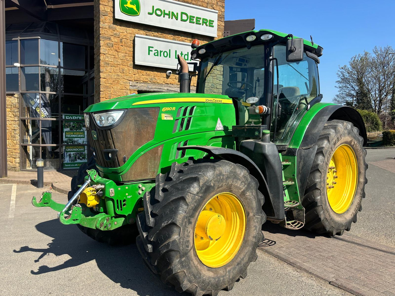 John Deere 6190R - Máy cày: hình 1 John Deere 6190R - Máy cày: hình 1