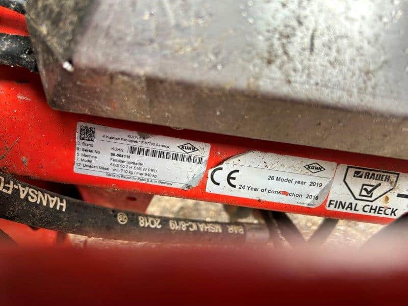 Kuhn AXIS H-EMC-W 50.2 - Máy rải phân bón: hình 4 Kuhn AXIS H-EMC-W 50.2 - Máy rải phân bón: hình 4