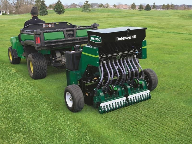Turfco Triwave45 overseeder - Trang thiết bị gieo hạt: hình 1 Turfco Triwave45 overseeder - Trang thiết bị gieo hạt: hình 1