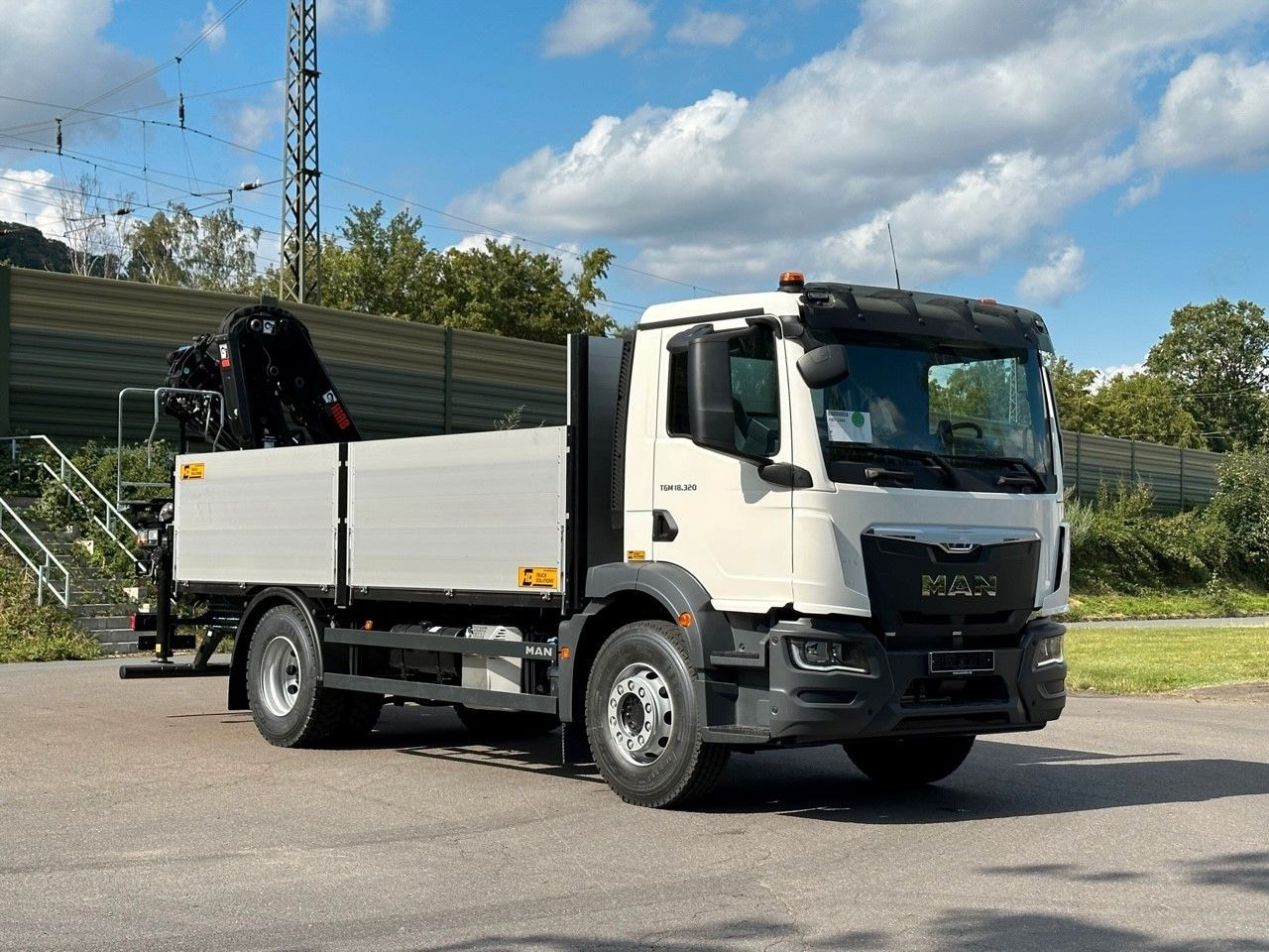 Xe cẩu tự hành MAN TGM 18.320 4x2 Euro6e Kran Hiab: hình 8