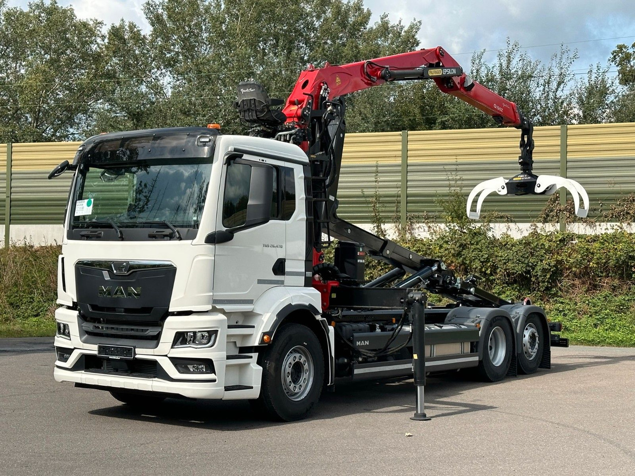 MAN TGS 26.470 6x2 Abrollkipper + Kran EPSILON - Xe tải nâng móc, Xe cẩu tự hành: hình 1 MAN TGS 26.470 6x2 Abrollkipper + Kran EPSILON - Xe tải nâng móc, Xe cẩu tự hành: hình 1