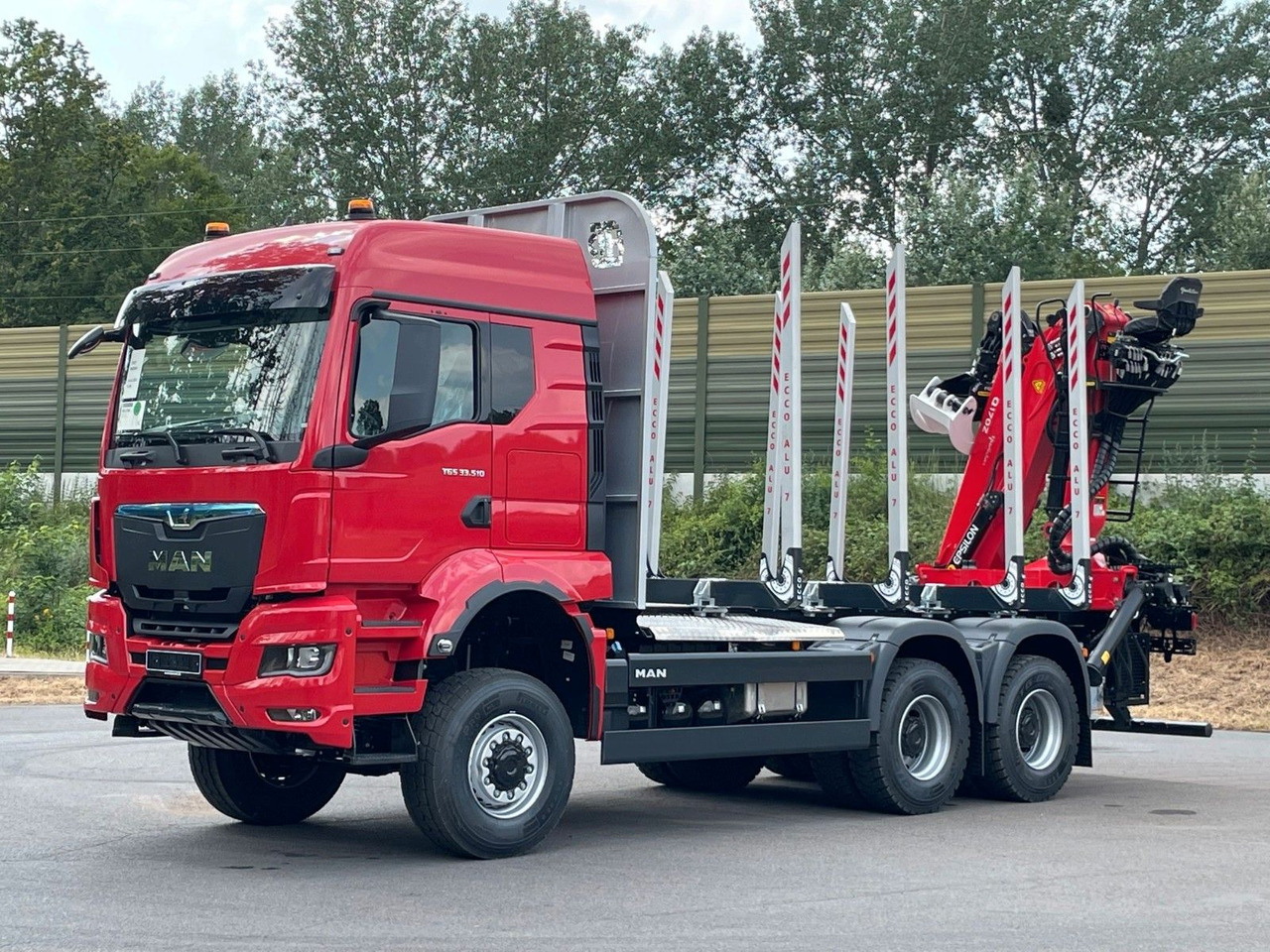 MAN TGS 33.520 6X6 Euro6e Radstand 3900mm EPSILON - Xe chở gỗ, Xe cẩu tự hành: hình 1 MAN TGS 33.520 6X6 Euro6e Radstand 3900mm EPSILON - Xe chở gỗ, Xe cẩu tự hành: hình 1