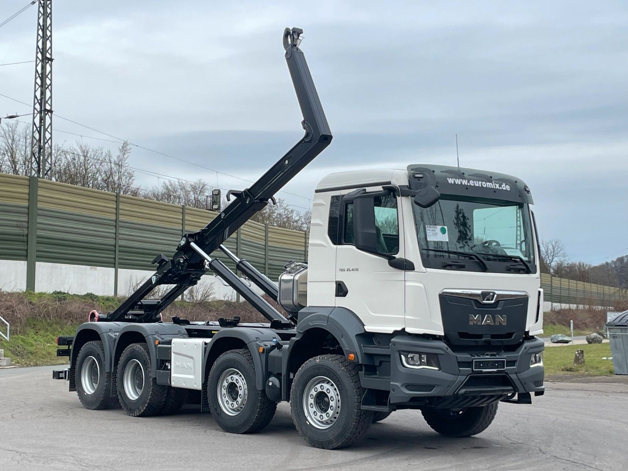 MAN TGS 35.480 8x4 Euro6e Hiab MultLift Abrollkipper - Xe tải nâng móc, Xe cẩu tự hành: hình 1 MAN TGS 35.480 8x4 Euro6e Hiab MultLift Abrollkipper - Xe tải nâng móc, Xe cẩu tự hành: hình 1