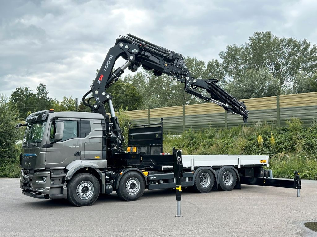 MAN TGS 35.520 8x4 BL HIAB X-HiPro858E-8 & Jib150x-6 - Xe cẩu tự hành, Xe tải thùng lửng/ Phẳng: hình 3 MAN TGS 35.520 8x4 BL HIAB X-HiPro858E-8 & Jib150x-6 - Xe cẩu tự hành, Xe tải thùng lửng/ Phẳng: hình 3