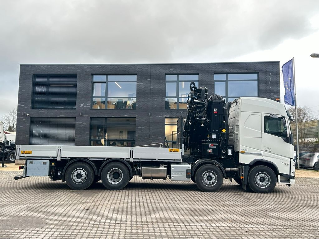 Xe cẩu tự hành, Xe tải thùng lửng/ Phẳng mới Volvo FH500 8X4 Kran HIAB X-HiPro858E-8 & Jib150x-6: hình 14