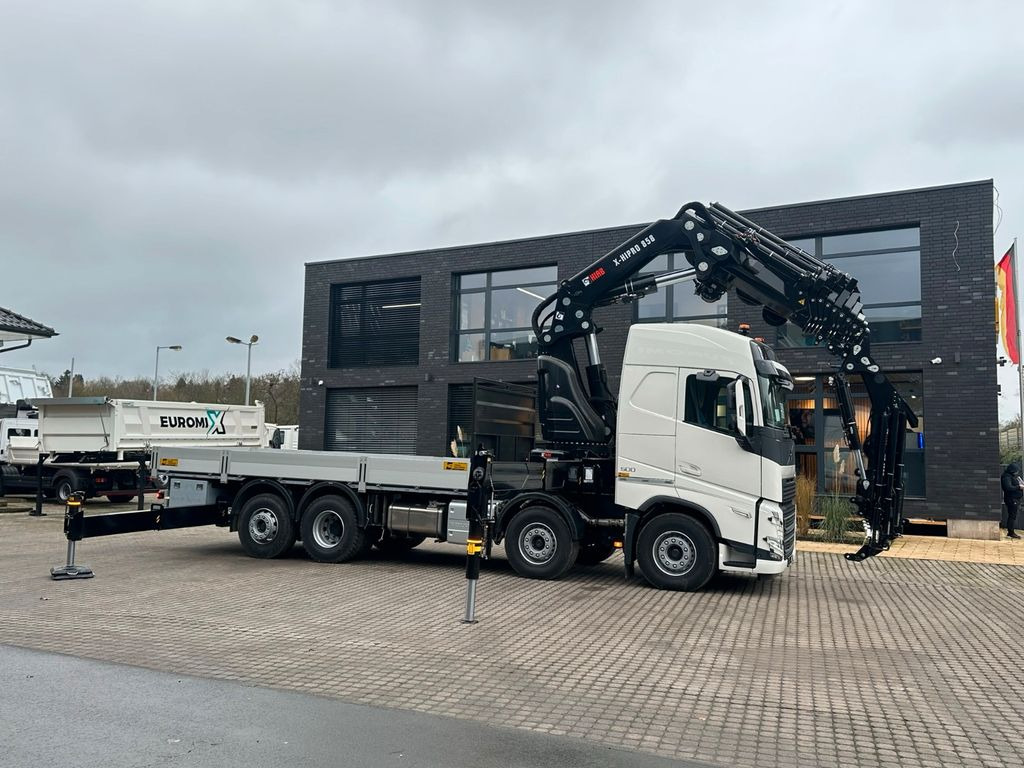 Volvo FH500 8X4 Kran HIAB X-HiPro858E-8 & Jib150x-6 - Xe tải thùng lửng/ Phẳng, Xe cẩu tự hành: hình 4 Volvo FH500 8X4 Kran HIAB X-HiPro858E-8 & Jib150x-6 - Xe tải thùng lửng/ Phẳng, Xe cẩu tự hành: hình 4