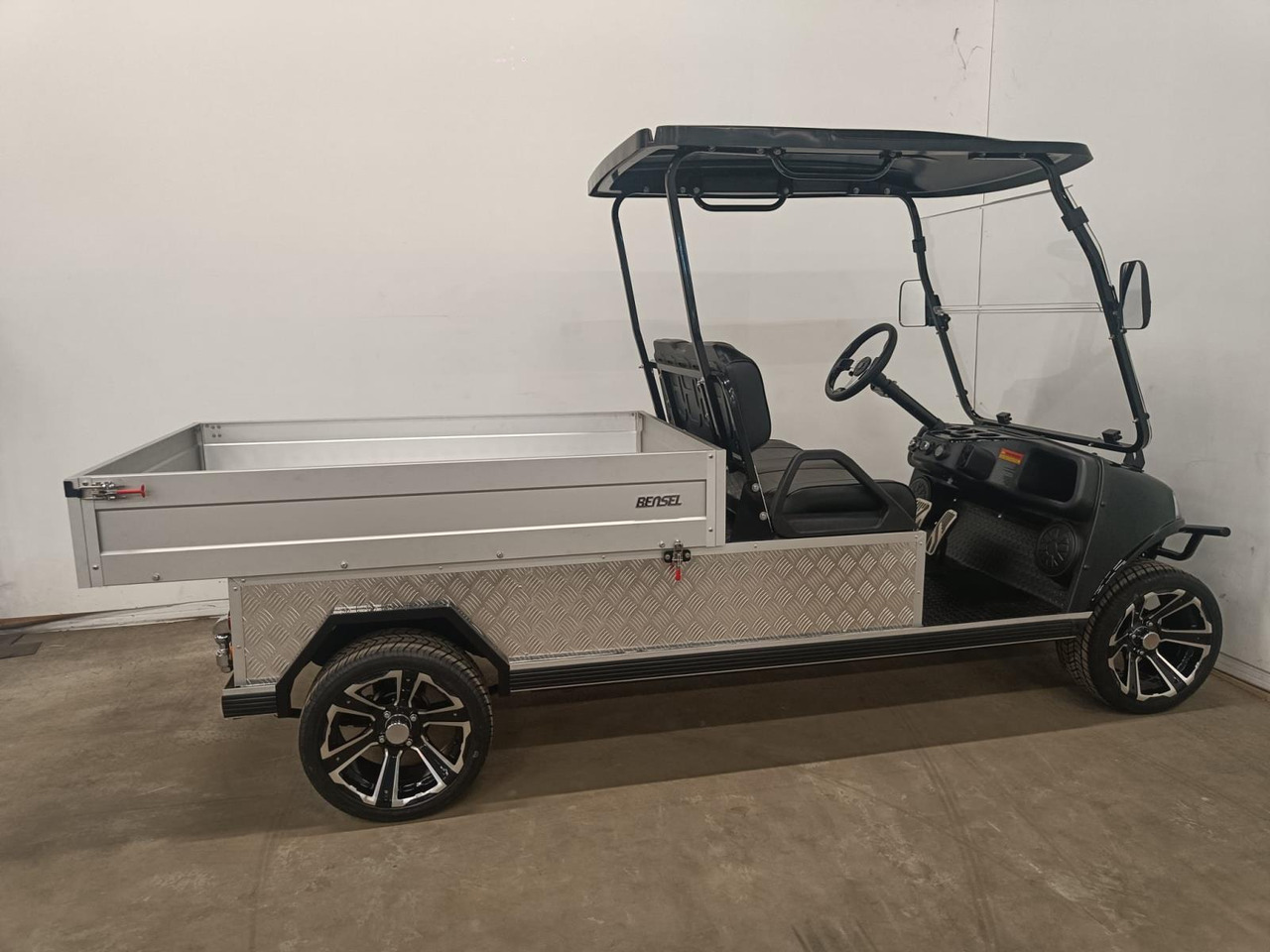 Bensel BSN 1000 2 Persoons Golfkar met Laadbak Zwart Nieuw - Xe golf: hình 4 Bensel BSN 1000 2 Persoons Golfkar met Laadbak Zwart Nieuw - Xe golf: hình 4