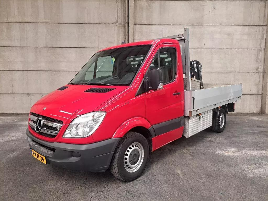 Mercedes-Benz Sprinter 313 CDI 2.2 AUT Open laadbak met Hiab 008T kraan 9-VJT-34 - Xe tải nhỏ phẳng: hình 1 Mercedes-Benz Sprinter 313 CDI 2.2 AUT Open laadbak met Hiab 008T kraan 9-VJT-34 - Xe tải nhỏ phẳng: hình 1
