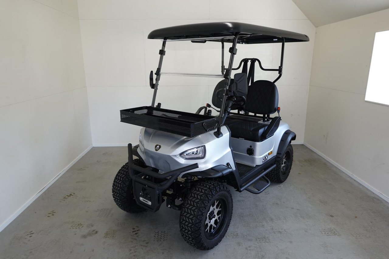 OX KG2 2-pers Golfkar Zilver Nieuw - Xe golf: hình 1 OX KG2 2-pers Golfkar Zilver Nieuw - Xe golf: hình 1