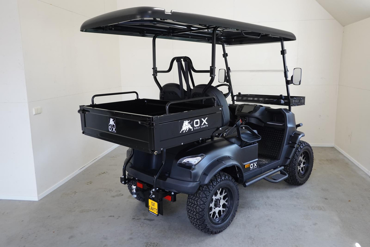 OX KG2L 2-Zits met Kiepbare Laadbak Mat-Zwart Nieuw - Xe golf: hình 4 OX KG2L 2-Zits met Kiepbare Laadbak Mat-Zwart Nieuw - Xe golf: hình 4