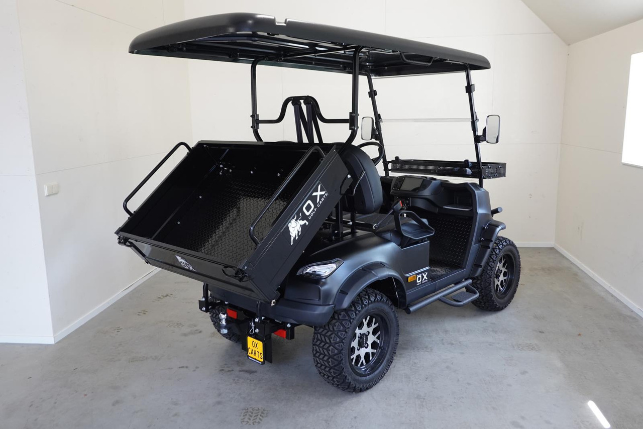 OX KG2L 2-Zits met Kiepbare Laadbak Mat-Zwart Nieuw - Xe golf: hình 5 OX KG2L 2-Zits met Kiepbare Laadbak Mat-Zwart Nieuw - Xe golf: hình 5